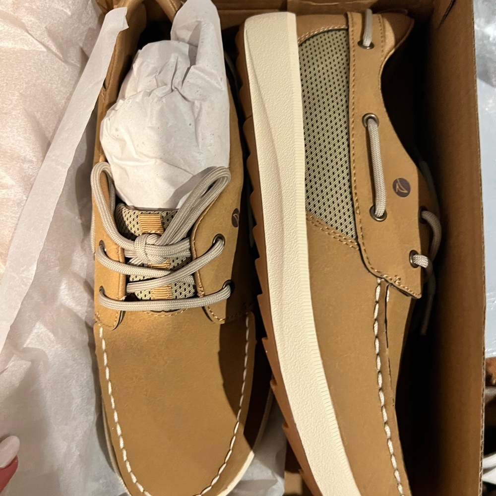 Sperry Fairwater Plushweave Tan Men's Boat Shoes